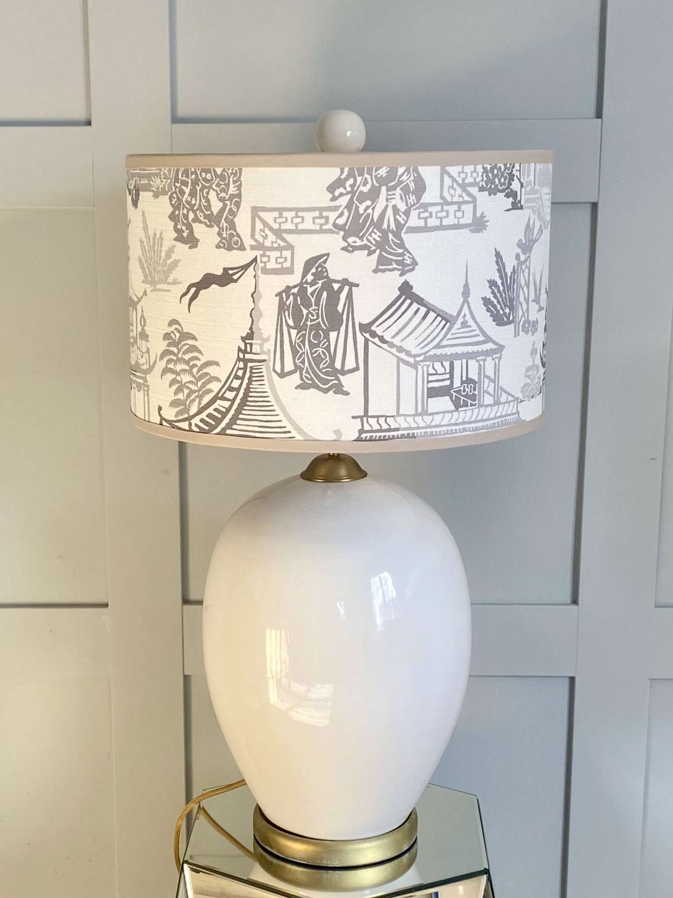 PAISAJE CHINESCO INTERIOR DORADO